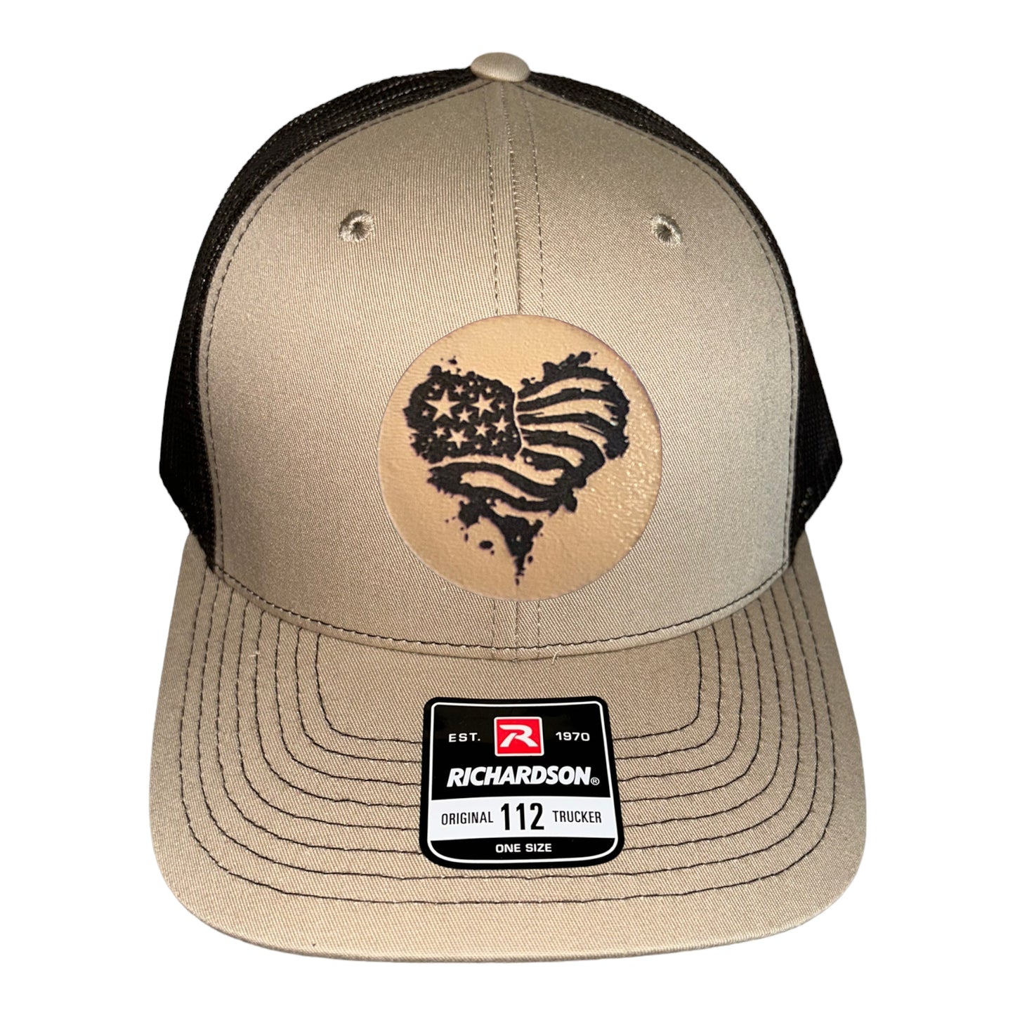 Heart Flag Trucker Hat