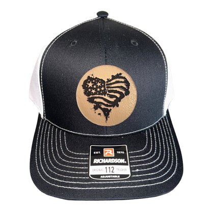 Heart Flag Trucker Hat