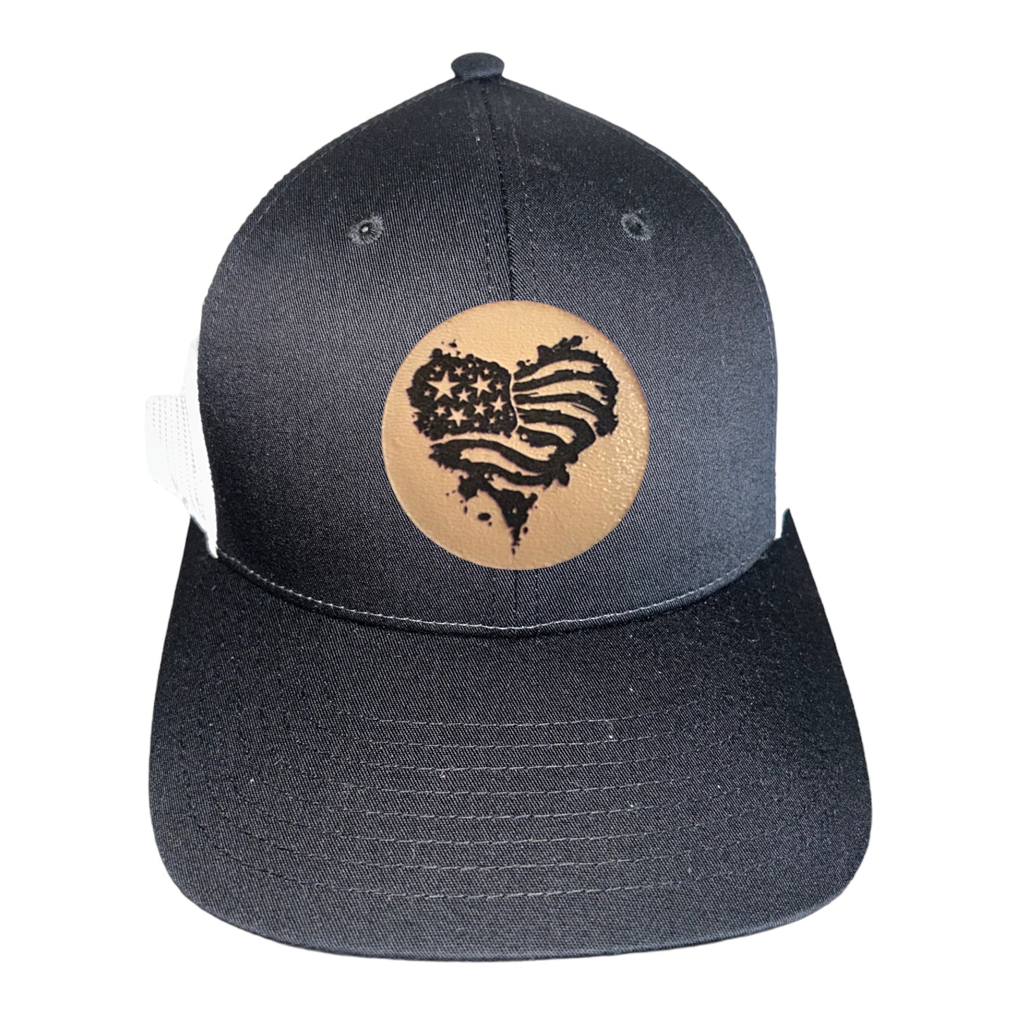 Heart Flag Trucker Hat