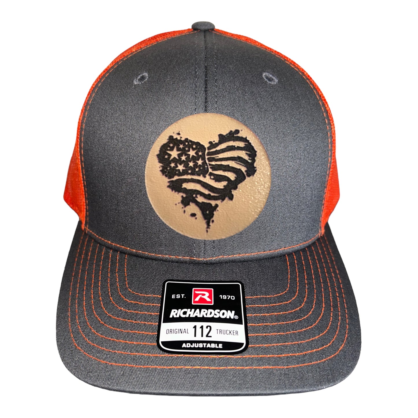 Heart Flag Trucker Hat