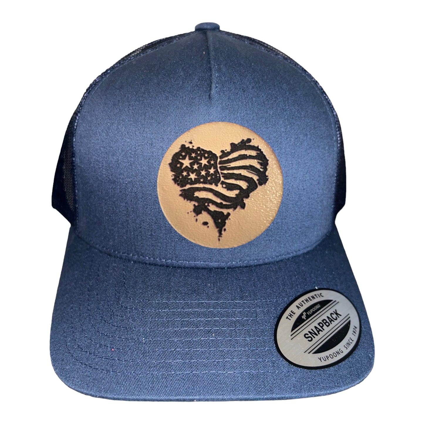 Heart Flag Trucker Hat