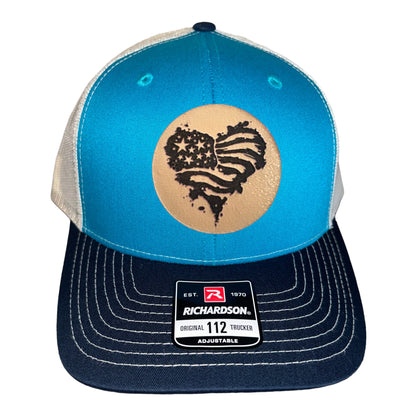 Heart Flag Trucker Hat