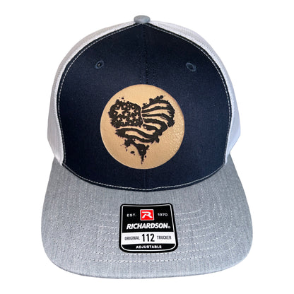 Heart Flag Trucker Hat