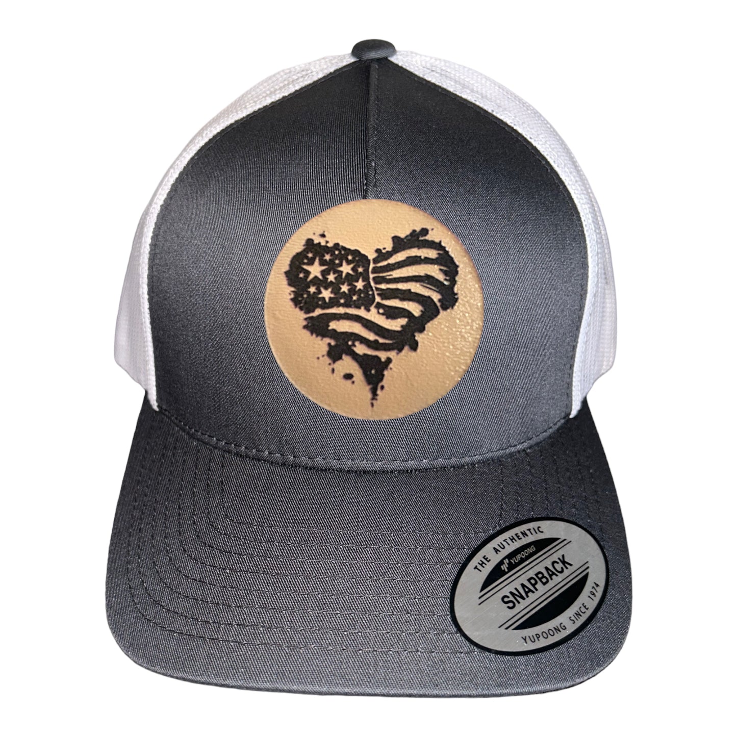 Heart Flag Trucker Hat