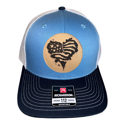 Heart Flag Trucker Hat