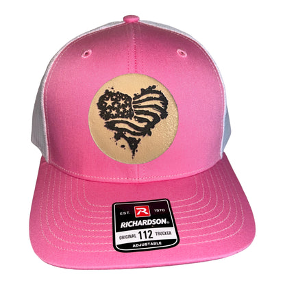 Heart Flag Trucker Hat