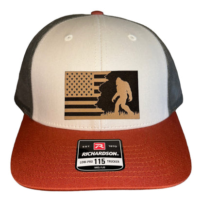 Patriotic Sasquatch Trucker Hat