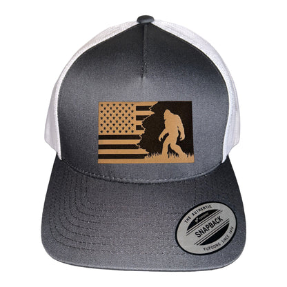 Patriotic Sasquatch Trucker Hat