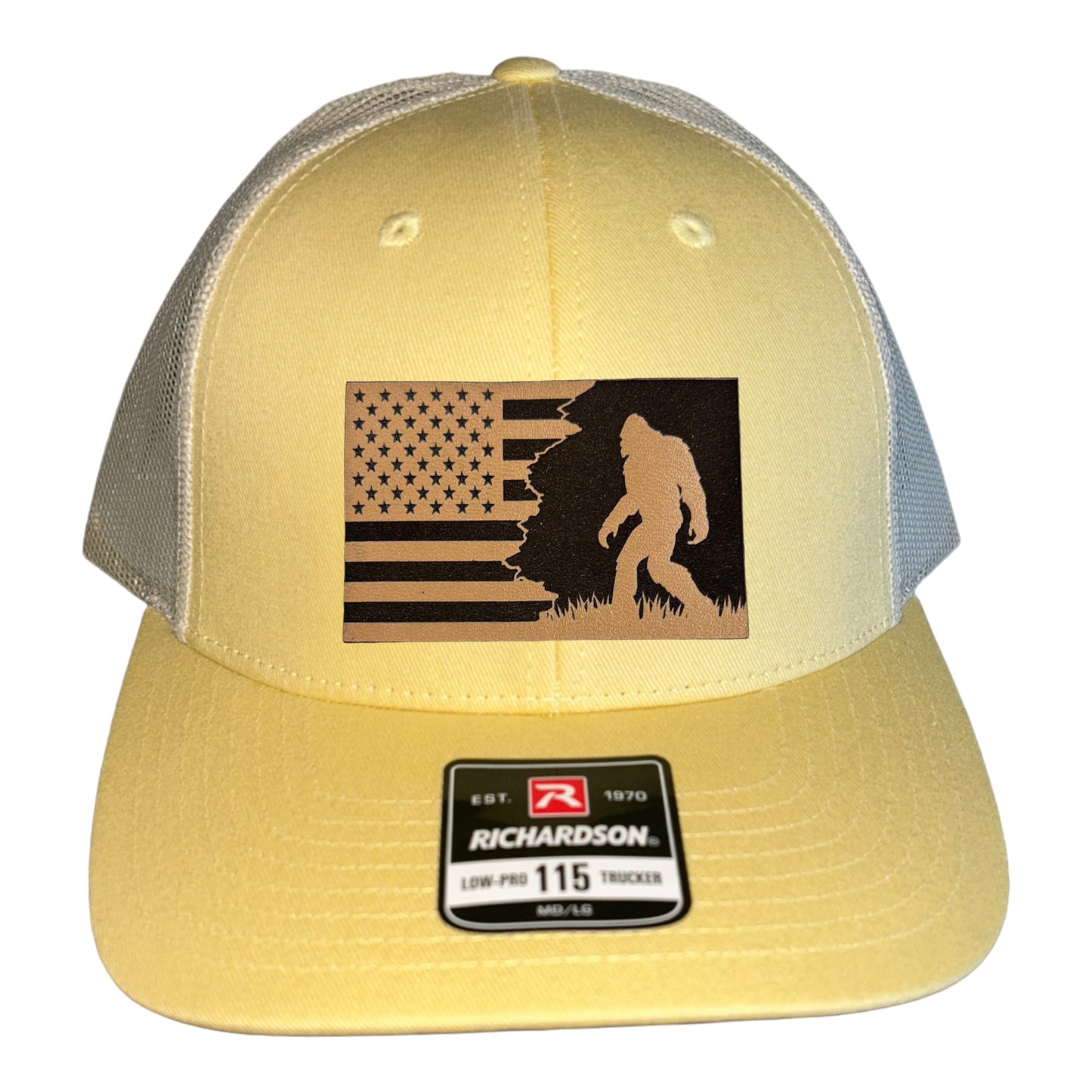 Patriotic Sasquatch Trucker Hat