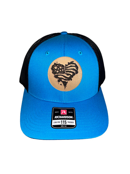 Heart Flag Trucker Hat