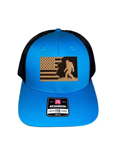 Patriotic Sasquatch Trucker Hat