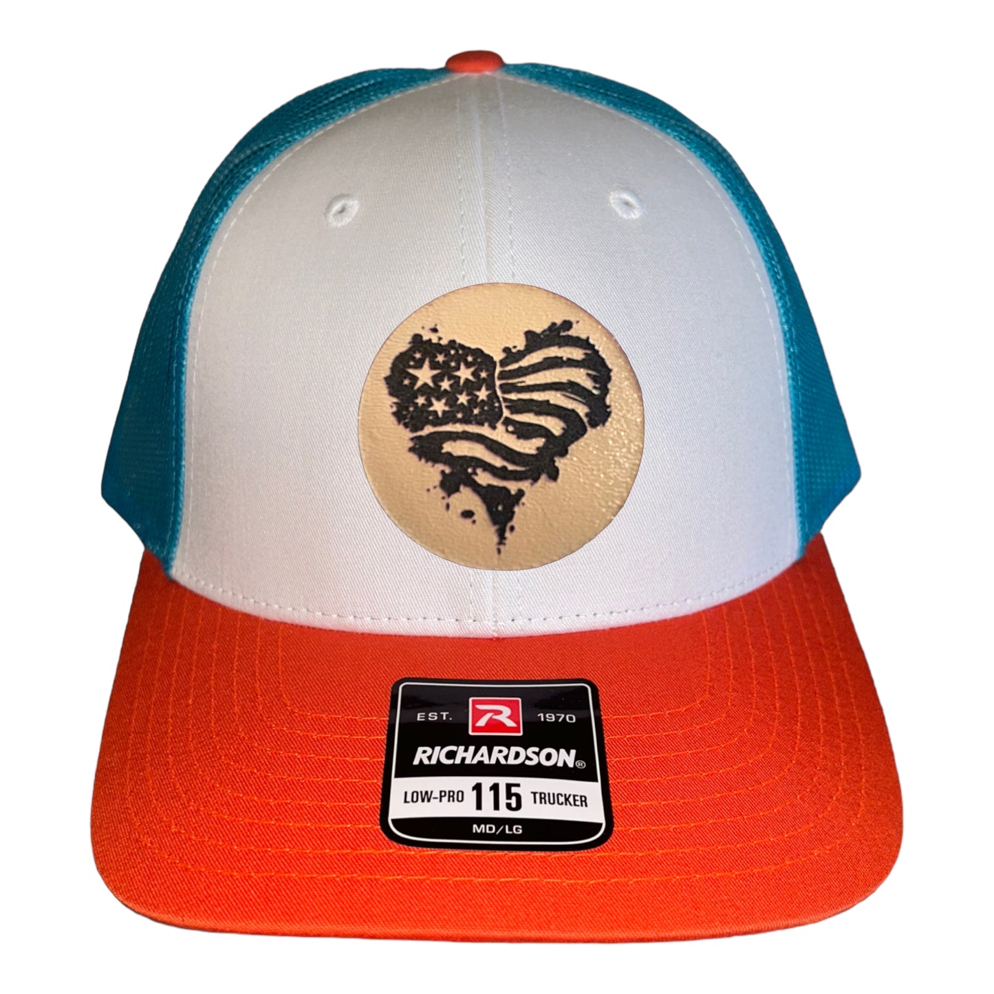 Heart Flag Trucker Hat