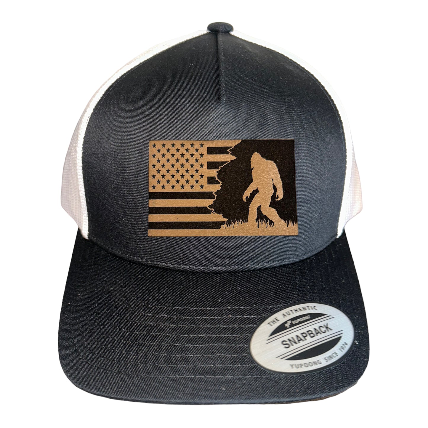 Patriotic Sasquatch Trucker Hat