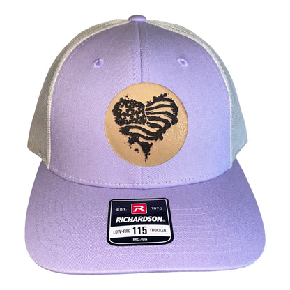 Heart Flag Trucker Hat