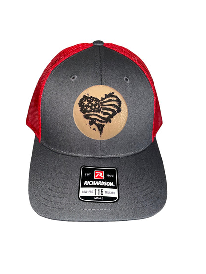 Heart Flag Trucker Hat