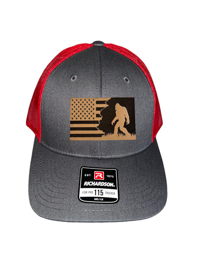 Patriotic Sasquatch Trucker Hat