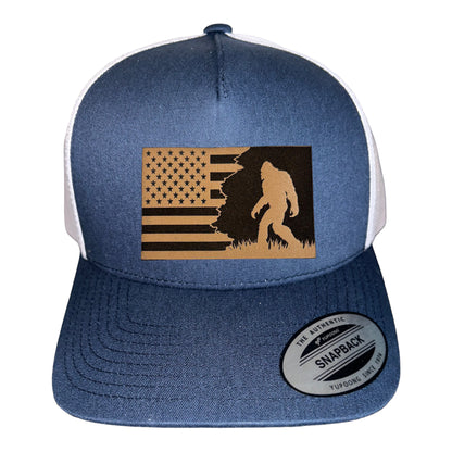 Patriotic Sasquatch Trucker Hat