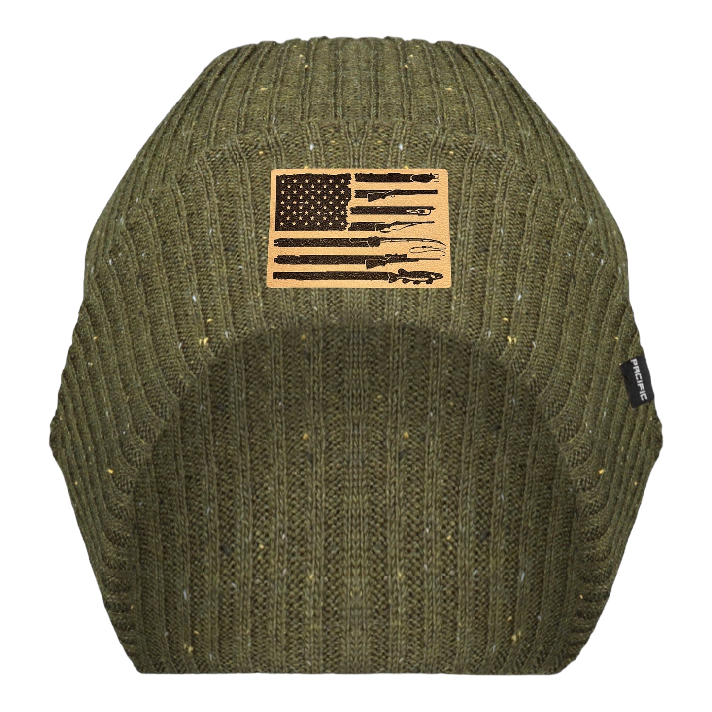 Fishing, Hunting, Flag Beanie