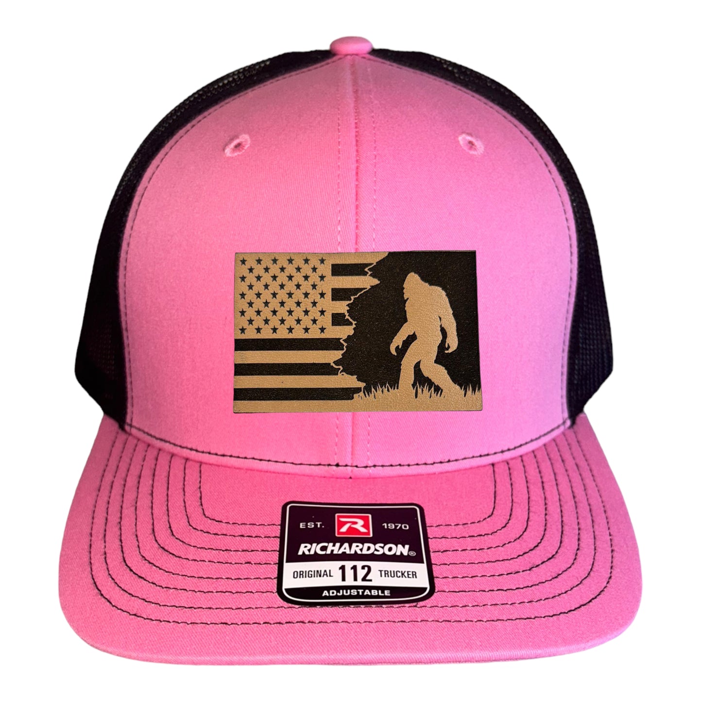 Patriotic Sasquatch Trucker Hat