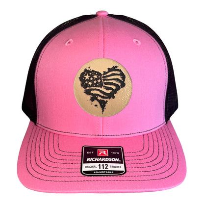 Heart Flag Trucker Hat