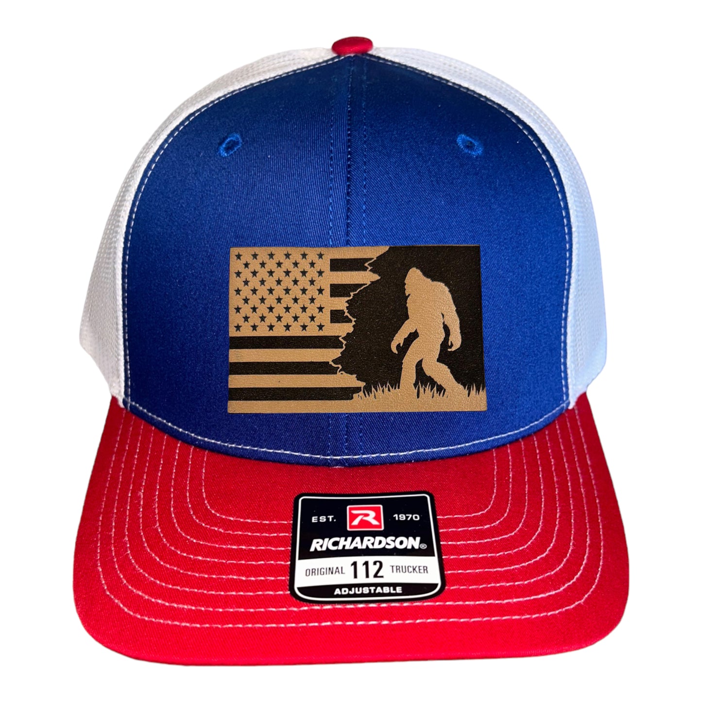 Patriotic Sasquatch Trucker Hat