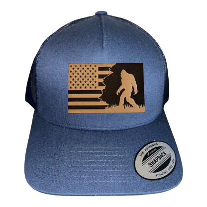 Patriotic Sasquatch Trucker Hat