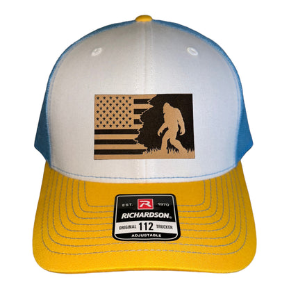 Patriotic Sasquatch Trucker Hat