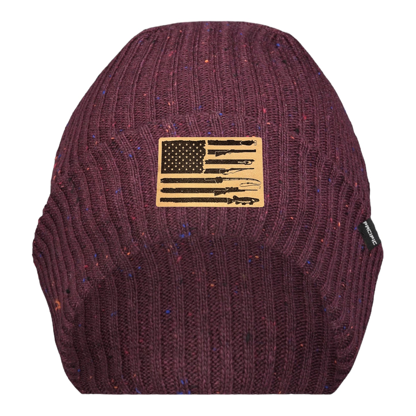 Fishing, Hunting, Flag Beanie