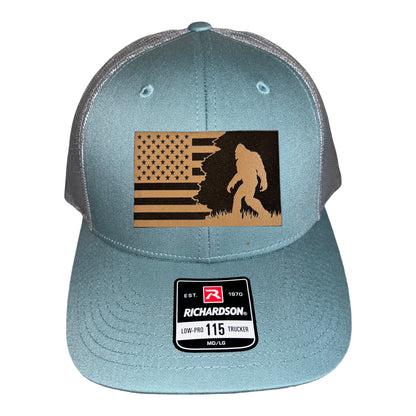 Patriotic Sasquatch Trucker Hat