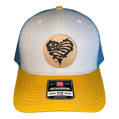 Heart Flag Trucker Hat