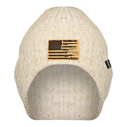 Fishing, Hunting, Flag Beanie