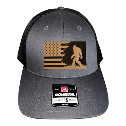 Patriotic Sasquatch Trucker Hat