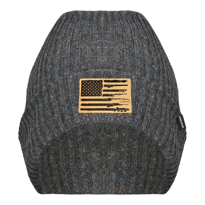 Fishing, Hunting, Flag Beanie