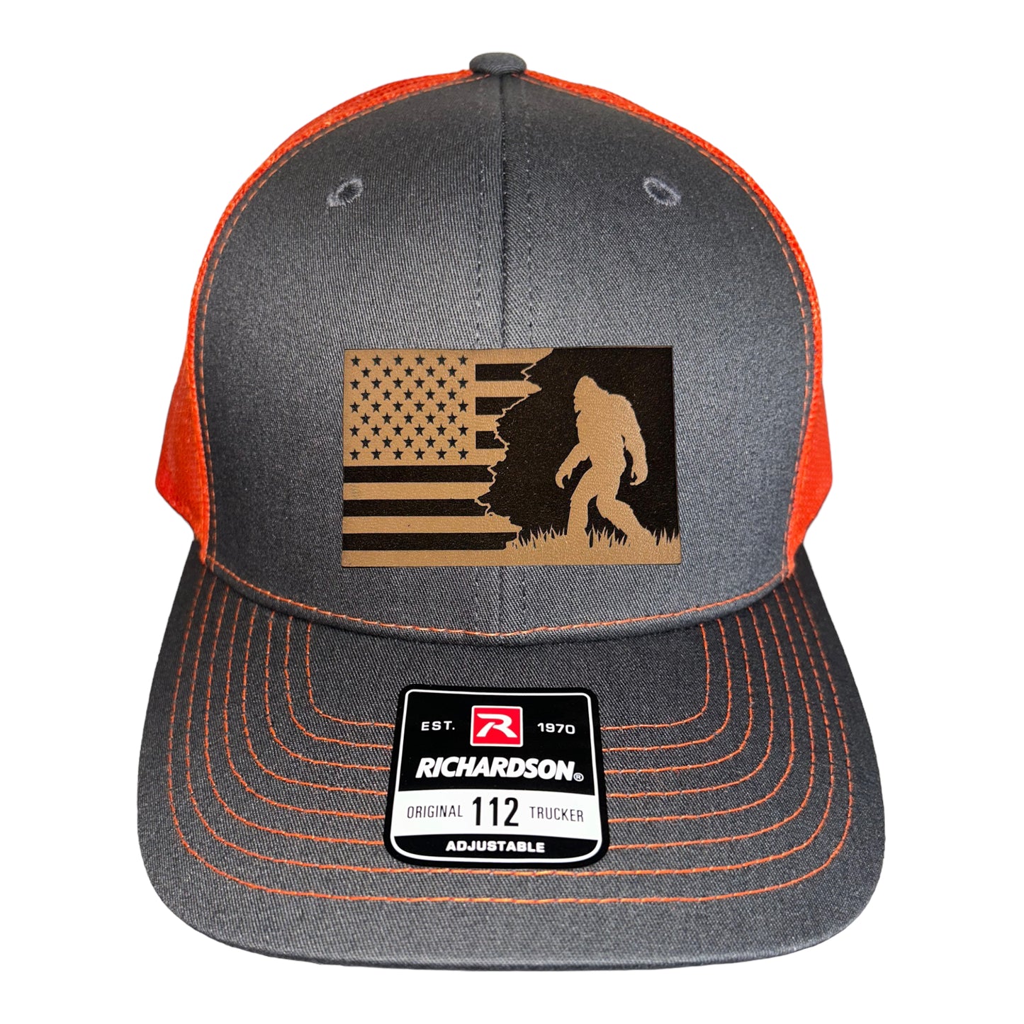 Patriotic Sasquatch Trucker Hat