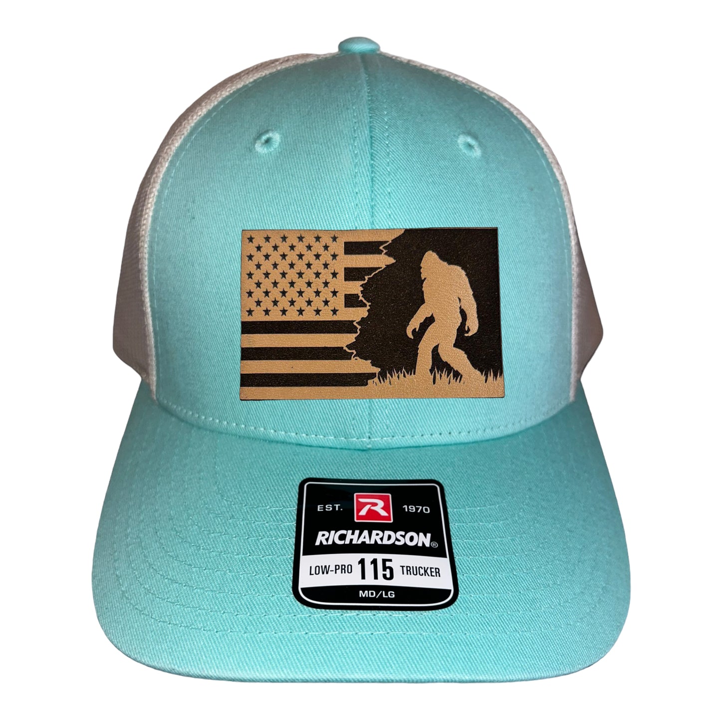 Patriotic Sasquatch Trucker Hat