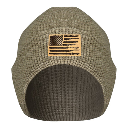 Fishing, Hunting, Flag Beanie