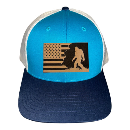 Patriotic Sasquatch Trucker Hat