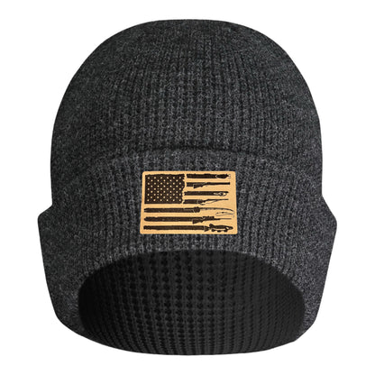 Fishing, Hunting, Flag Beanie