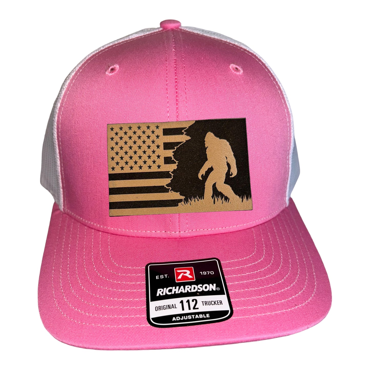 Patriotic Sasquatch Trucker Hat