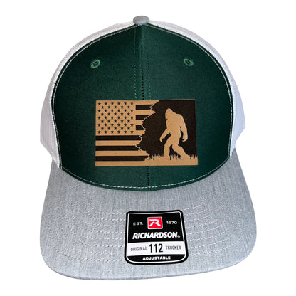 Patriotic Sasquatch Trucker Hat