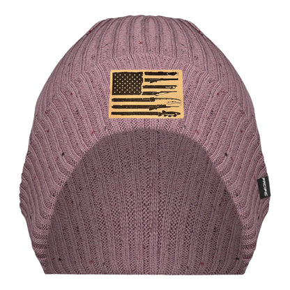 Fishing, Hunting, Flag Beanie