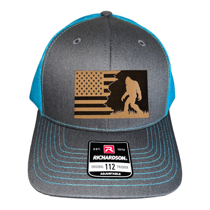 Patriotic Sasquatch Trucker Hat