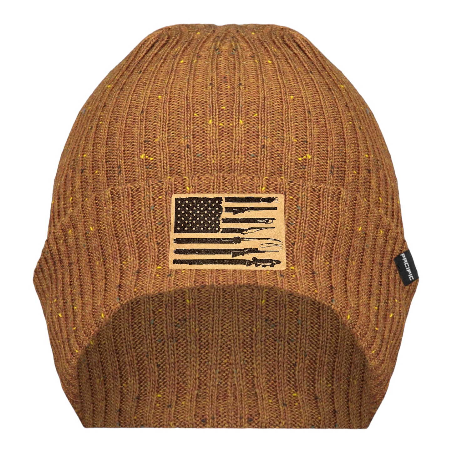 Fishing, Hunting, Flag Beanie