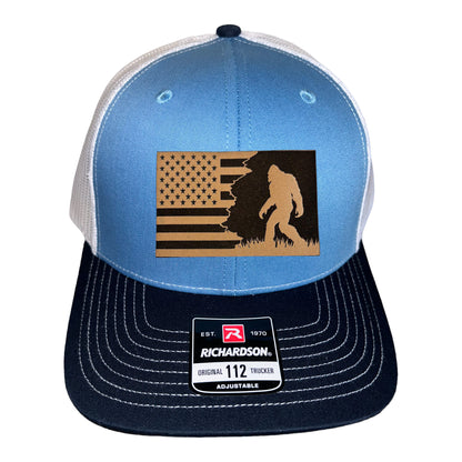 Patriotic Sasquatch Trucker Hat