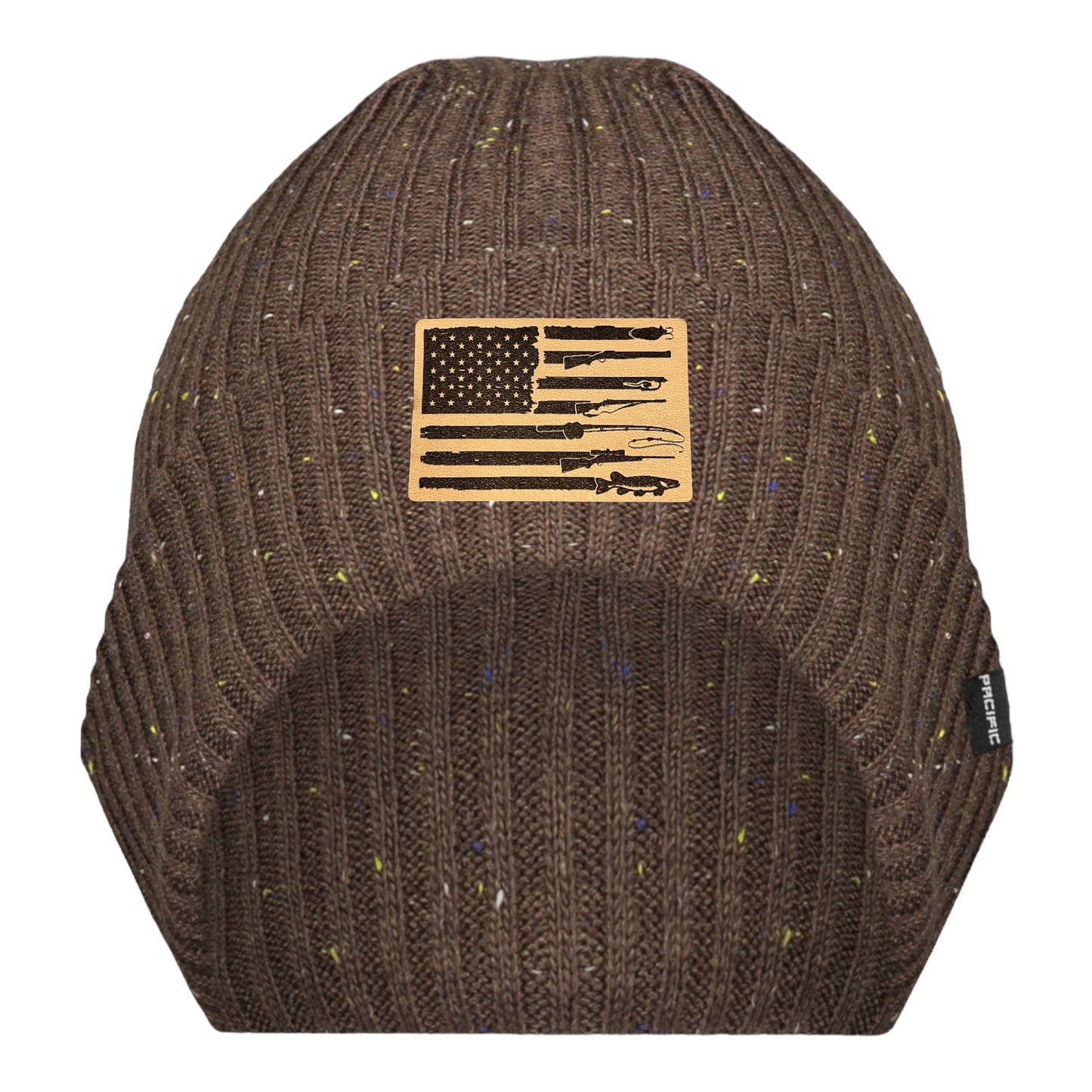 Fishing, Hunting, Flag Beanie