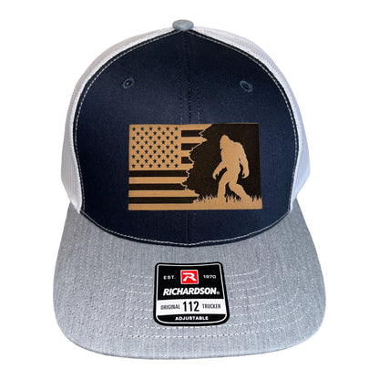 Patriotic Sasquatch Trucker Hat