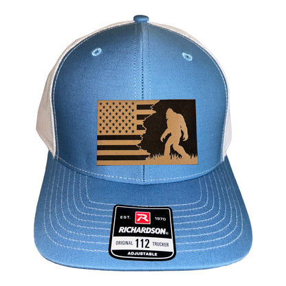 Patriotic Sasquatch Trucker Hat