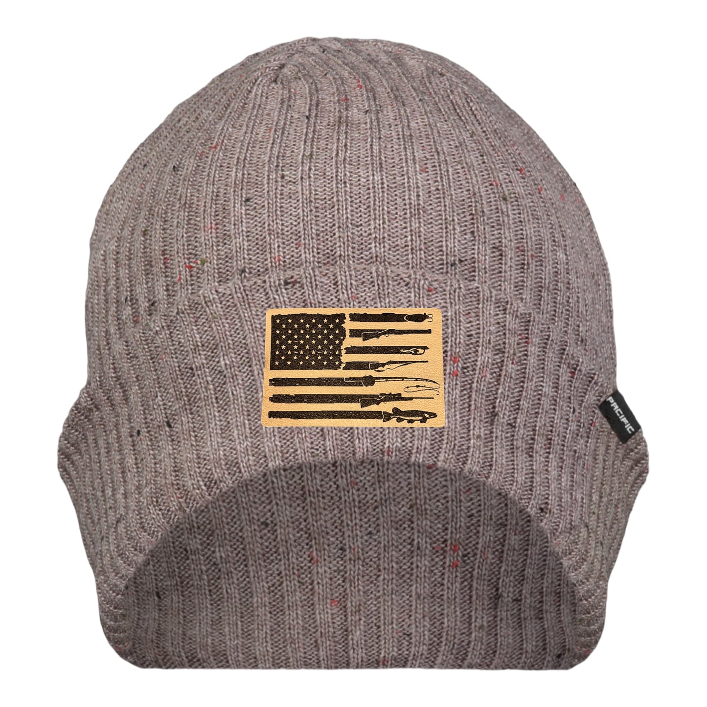 Fishing, Hunting, Flag Beanie