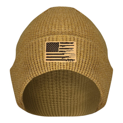 Fishing, Hunting, Flag Beanie