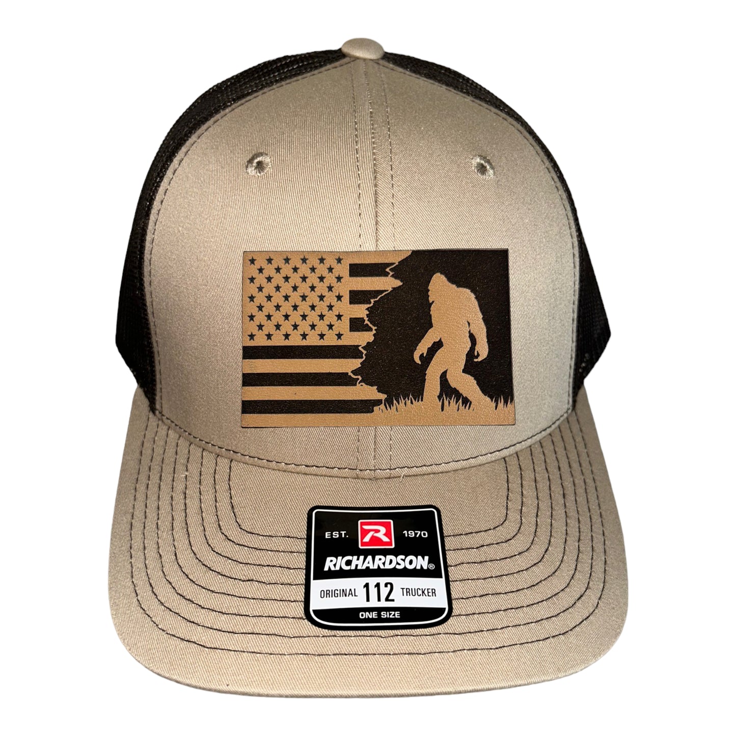 Patriotic Sasquatch Trucker Hat